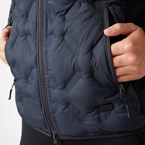 Chaqueta Acolchada Brillante de Invierno para Mujer, Manga Larga, Cierre de Cremallera, Transpirable, para Exteriores - Product Image 6