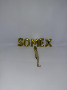 Pinzas para extensiones de pestañas-Suministro de pestañas de acero japonés (oro) - Product Image 4