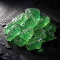 Pierre de fluorite verte pour aquarium la moins chère, couverture de surface pour pot, exportateur en gros, Party Mine Fresh, libération lente