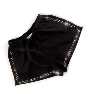 2025 ropa informal nuevo estilo de alta calidad para mujer Pantalones cortos de lana con diamantes de imitación precio al por mayor para pantalones cortos de mujer - Product Image 6
