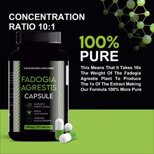 Fadogia Agrestis 500มก. อาหารเสริมสกัดจากสมุนไพรที่ปลูกในป่าขวดแคปซูลขนาด60แคปซูลสำหรับไลฟ์สไตล์เพื่อสุขภาพที่แข็งแรง - Product Image 3