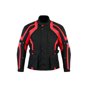 Chaqueta de moto de pana de invierno para hombre de alta calidad personalizada, textil de aventura impermeable, cierre de doble botonadura de punto Plus - Product Image 1