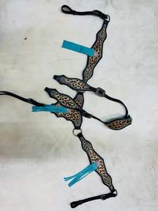 Juego de Arreos de Cuero Occidental Personalizable Más Vendido para Montar a Caballo y Entrenamiento de Caballos Disponible a Precio de Fábrica - Product Image 3