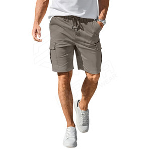 Pantalones cortos de pana para hombre, 100% algodón, ecológicos, impermeables, ropa de trabajo de moda, venta al por mayor - Product Image 1