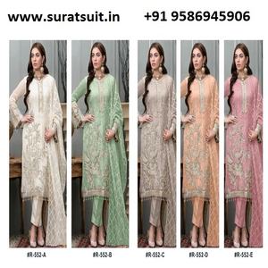 Traje de Salwar paquistaní de diseñador - Product Image 6