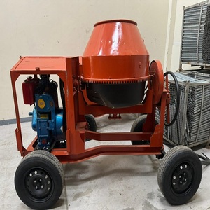 Venta al por mayor, entrega rápida, Mini bandeja de remolque rápido, mezcladora de cemento, máquina mezcladora, motor de bomba de construcción, PLC, 500l, gasolina y diésel - Product Image 2