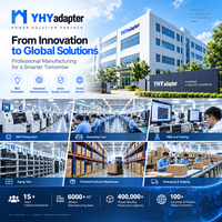 Adaptateur YHY OEM ODM 12V 2A, fabricant d'adaptateurs d'alimentation, usine de 6000 m², alimentation AC/DC 24W / Certifié FCC, garantie de 3 ans, vente en gros