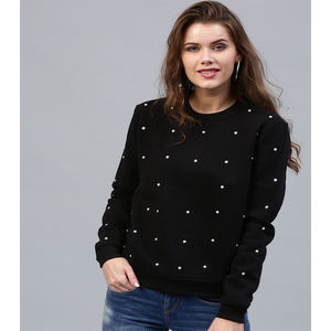 เสื้อสเวตเตอร์คอกลมสวมหัวโอเวอร์ไซส์ของผู้หญิงเสื้อสเวตเตอร์คอกลมแบบสวมศีรษะปักลายกราฟิกแนวสตรีทฤดูใบไม้ร่วงฤดูหนาว - Product Image 5