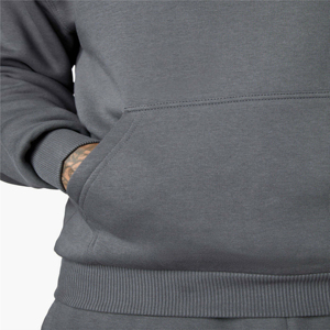 High Quality Two Piece Tracksuit Plain <b>Pullover</b> Sweatshirt Set 100% Fleece Cotton Oversized Custom <b>Men</b> Hooded Tracksuit - Product Image 2