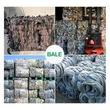 Presse à balles hydraulique verticale industrielle pour le compactage du papier, du plastique, du carton, des déchets métalliques, des textiles, des bouteilles en PET