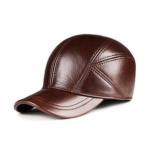 Chapeaux en cuir de conception unique d'usage de mode de chapeaux en cuir confortables légers imperméables pour l'adulte - Product Image 1