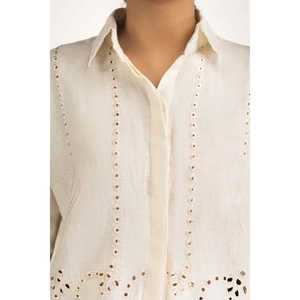 Camisas Casuales de Lino 100% de Corte Regular WM-CS-SS25-414, Elemento de Moda Sencillo, Estilo Simple - Product Image 1