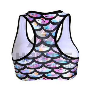 Soutien-gorge de sport professionnel respirant par sublimation soutien-gorge de haute qualité soutien moyen par sublimation soutien-gorge de sport sans couture - Product Image 3