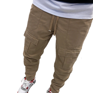 กางเกงคาร์โก้ทรงตรงสำหรับผู้ชาย ขายส่ง หลายกระเป๋า ระบายอากาศ น้ำหนักเบา สไตล์ฮิปฮอป กีฬา จ็อกเกอร์ ลำลอง ใช้งานได้หลากหลาย สำหรับฤดูใบไม้ร่วง - Product Image 3