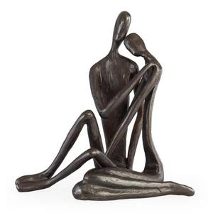 La sculpture luxueuse d'objet de table en métal doré ajoute une touche artistique moderne et un charme décoratif élégant aux intérieurs - Product Image 2