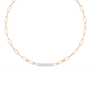 สร้อยคอทองคำ 18K ประดับเพชรเลี้ยงในห้องปฏิบัติการ เครื่องประดับสุดหรูสำหรับสุภาพสตรี - Product Image 1