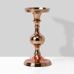 Gold & Silver Acrylic Stem <b>Candle</b> <b>Holder</b> <b>Candle</b> <b>Holder</b> Sample Available Tall <b>Floor</b> <b>Standing</b> Handmade <b>Candle</b> <b>Holder</b> - Product Image 5