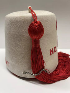 Chapeau feutre blanc vintage pour femmes Shriners avec pompon, chapeau maçonnique, haute qualité, personnalisé, meilleure vente, vente chaude, fez - Product Image 4