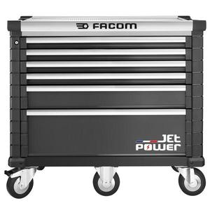 Armoire à roulettes Facom JET POWER avec 6 tiroirs et 5 modules - Tiroirs vides - Product Image 2