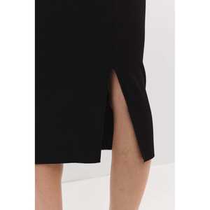 Falda midi elástica con abertura - Product Image 6