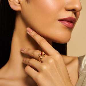 Bague Vintage Chrétienne en Acier Inoxydable Plaqué Rhodium et Or pour Cadeaux - Numéro 172801 - Product Image 2