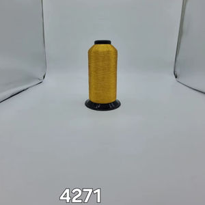 Premium SHREE VIDHATA JARI <b>Metallic</b> Zari Thread 110D for Textile Manufacturers 4271 Durable Shiny Embroidery <b>Yarn</b> Ethnic Wear - Product Image 3