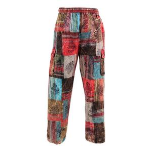Pantalones Cargo de Mezclilla para Hombre, Estilo Urbano, con Parches, de Invierno, de Peso Medio, de Secado Rápido, Color Sólido - Product Image 4