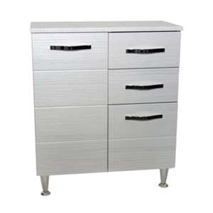 Base Antonella 2 Ante + 2 Cassetti 80 Bianco Portuna - Product Image 1