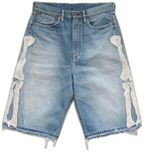 Compra al por mayor: Pantalones cortos cargo de camuflaje para hombre, de cintura media, estilo casual de verano, vaqueros rasgados y desgastados. - Product Image 3