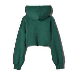 Influencer Pick Cropped Hoodie Mujer Manga larga Ligero Ajuste suave Ideal para salidas diarias Looks - Product Image 3