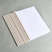 Bview Art Morandi couleur A4 dossier à levier épaissi PP matériel liant à tirants pour documents scolaires fichier papier motif carton