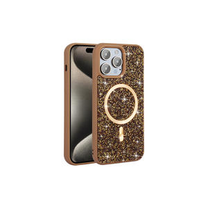 Coque en silicone compatible Magsafe, design diamant de luxe, pour iPhone 14 Pro Max, motif mosaïque MRSA, housse antichoc Ins 7 Plus - Product Image 2