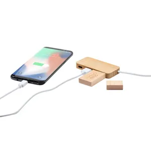 "Promotional Eco-Friendly Bamboo <b>USB</b> <b>Hub</b>" - Product Image 3