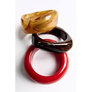 High Grade Resin Waterproof Bangles for Women Stylish Lightweight Customizable Accessory for Casual Party and Festival Wear - Product Image 4