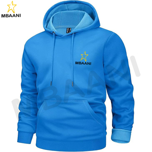 Sudaderas con Capucha en Color Azul Verde - Product Image 3