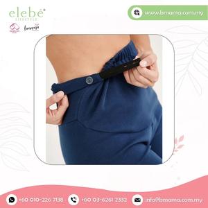 Leggings de maternité taille haute bleu skinny extensible coton laine spandex taille élastique salopette pour nouvel arrivage - Product Image 6