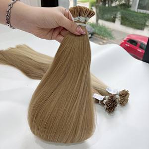 Vente chaude Meilleure Qualité I Tip Kératine Russe Remy Extensions de Cheveux Raides Vierge Vietnamien Humain Coiffure Avantage - Product Image 5