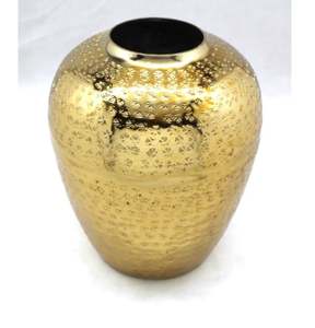 แจกันดอกไม้อลูมิเนียมโบราณทำด้วยมือกระถางดอกไม้ทองแดงสำหรับตกแต่งงานตามสั่ง - Product Image 3