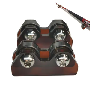 เครื่องตรวจสอบความตรงของไม้คิวบิลเลียด CUEELF รุ่นพรีเมียม สีน้ำตาล ทำจากอะคริลิก สำหรับไม้คิวพูล บิลเลียด สนุ๊กเกอร์ พร้อมลูกกลิ้งตรวจสอบ - Product Image 1