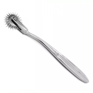 Roue neurologique Wartenberg de qualité supérieure MEDIHEAL SURGICAL CORPORATION, revêtement arc-en-ciel, 7,5 pouces, acier inoxydable, pour examen neurologique - Product Image 1