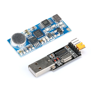 <span class=keywords><strong>Mini</strong></span> duy nhất kênh <span class=keywords><strong>Transmitter</strong></span> FM không dây Microphone mô-đun USB TTL CH340 mô-đun điều khiển cổng nối tiếp - Product Image 1
