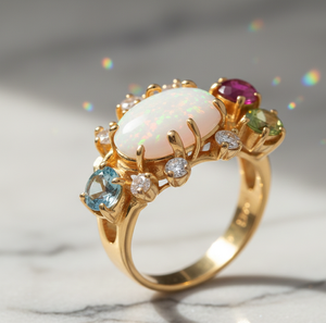 Boucles d'oreilles artisanales multi-tones et multi-formes en argent sterling 925, plaqué or 18 carats, bague pour usage quotidien, taille US 6, à prix de gros - Product Image 3