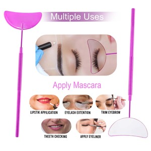 Customized Logo Pink Eyelash <b>Mirrors</b> Stainless Steel <b>Mirror</b> for Lash Extensions Custom Color <b>Mirror</b> for Lashes Extensions - Product Image 5