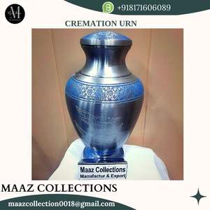 Urnas de cremación de latón hechas a mano personalizadas de la mejor calidad para adultos Urnas de metal duraderas a precios baratos Directo del proveedor de la India - Product Image 4