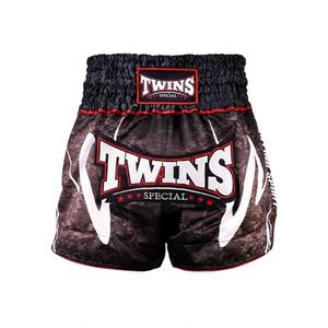 Shorts de Muay Thai personnalisés de haute qualité en polyester et nylon, vêtements de sport d'entraînement de kickboxing avec broderie, vêtements d'arts martiaux - Product Image 4