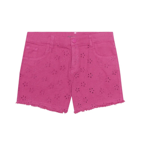 กางเกงยีนส์ขาสั้นเอวสูงของผู้หญิงระบายอากาศได้ดีแนะนำฤดูร้อน2025 - Product Image 6