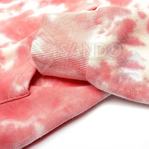 เสื้อฮู้ดมัดย้อมระบายอากาศได้ดีเสื้อฮู้ดย้อมสีทึบปรับแต่งได้ - Product Image 5