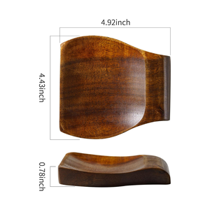 Reposapiés de madera de acacia para cocina, juego de utensilios de cocina con pies de silicona antideslizantes, venta al por mayor de Vietnam - Product Image 2