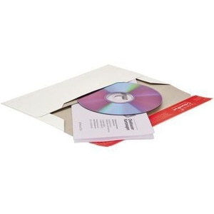 Bolsa de Envío para CD/DVD ColomPac Blanca, 121 x 220 mm, Autoadhesiva, Sin Ventana, Cartón Sólido - Product Image 3