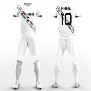 Uniformes de Fútbol Personalizados 2026, Impresión por Sublimación Completa, Conjunto de Uniforme de Entrenamiento, Logotipo del Club, Nombre del Equipo, Niños y Adultos, Verde - Product Image 6